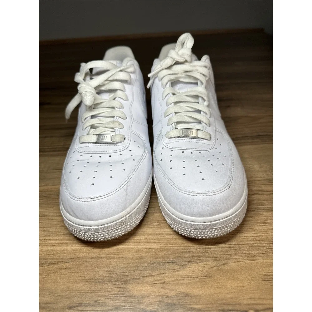Size 12.5 - Nike Air Force 1 '07 Low Triple‎ White